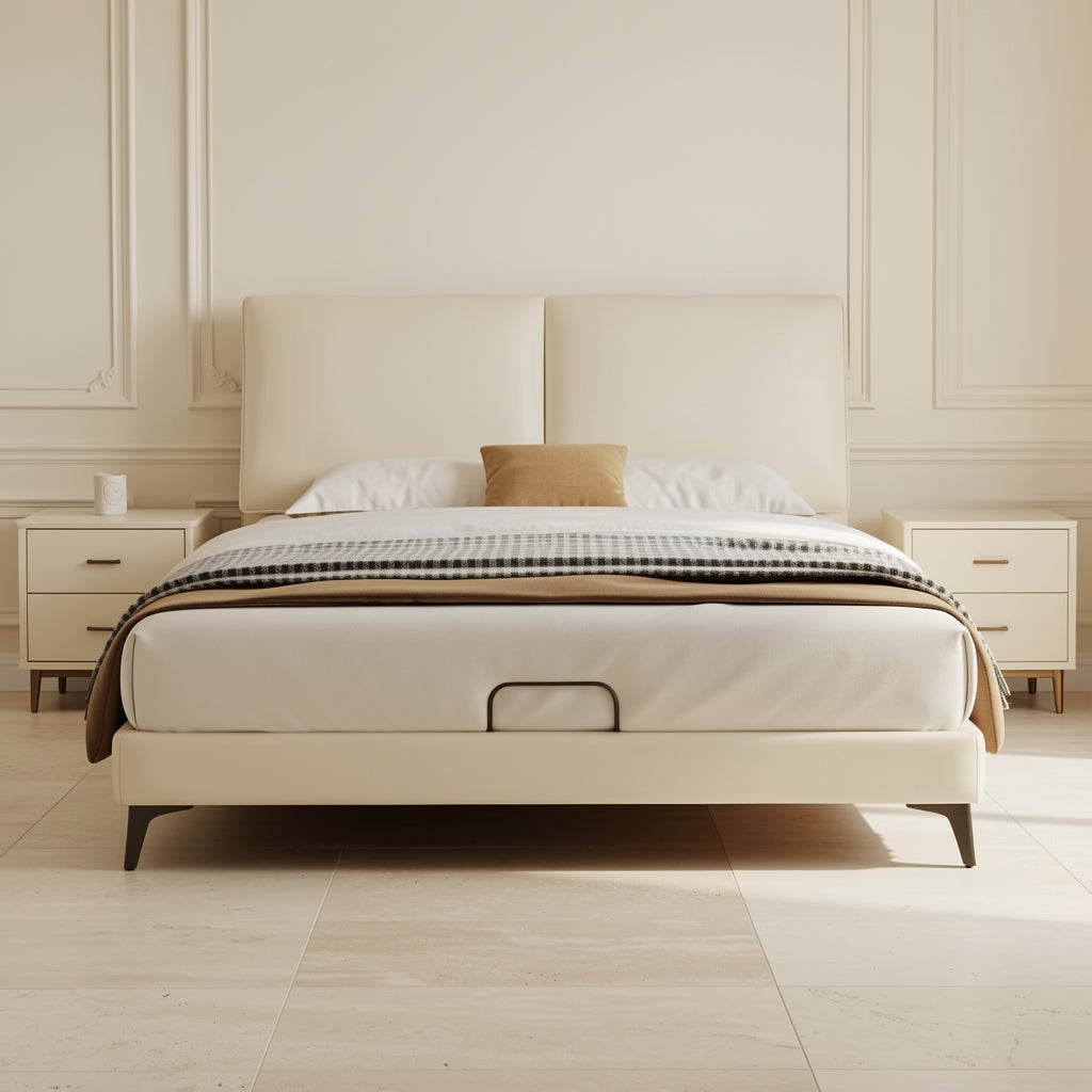 White Bed (DYLX小象耳朵) in front