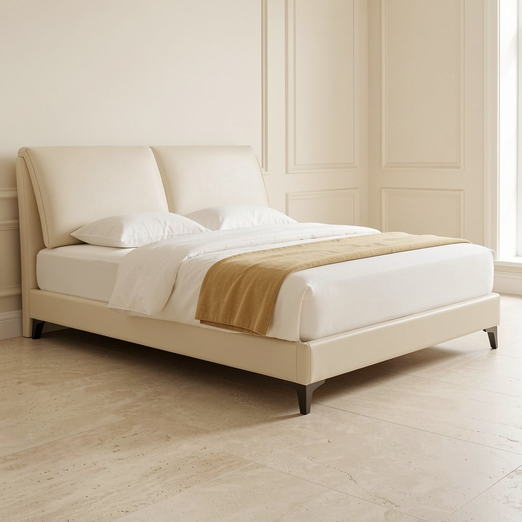 White Bed (DYLX小象耳朵) in right