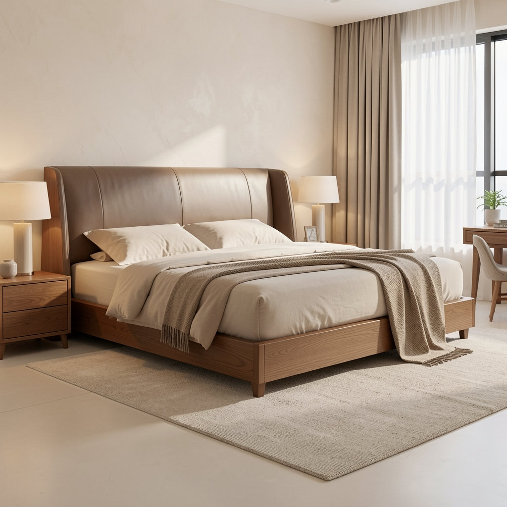 Large Bed (DYLX77) in home staged