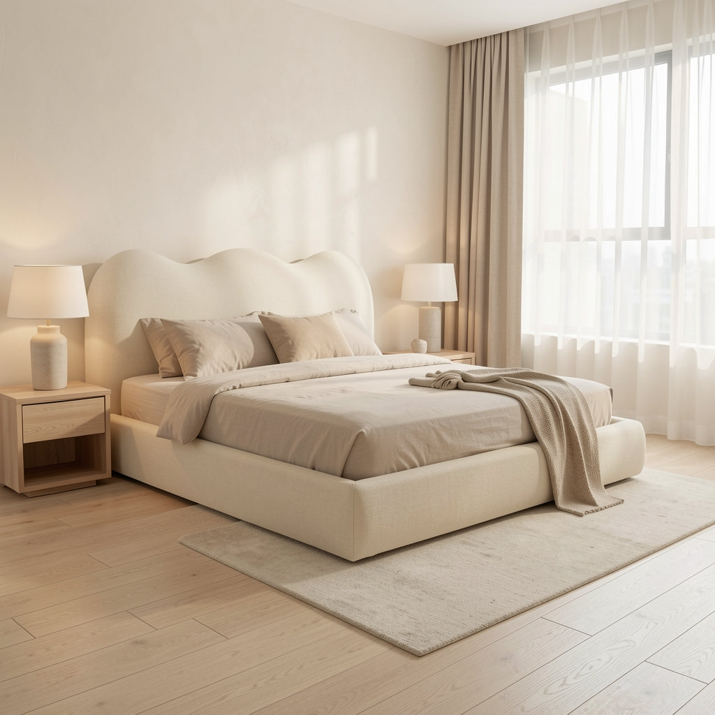 Cloud Bed (DYMD云朵床) in soft oak daylight