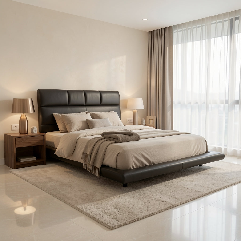 Refined Bed (DYMC-003) in marble bronze