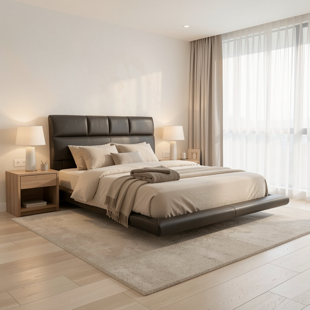 Refined Bed (DYMC-003) in soft oak daylight