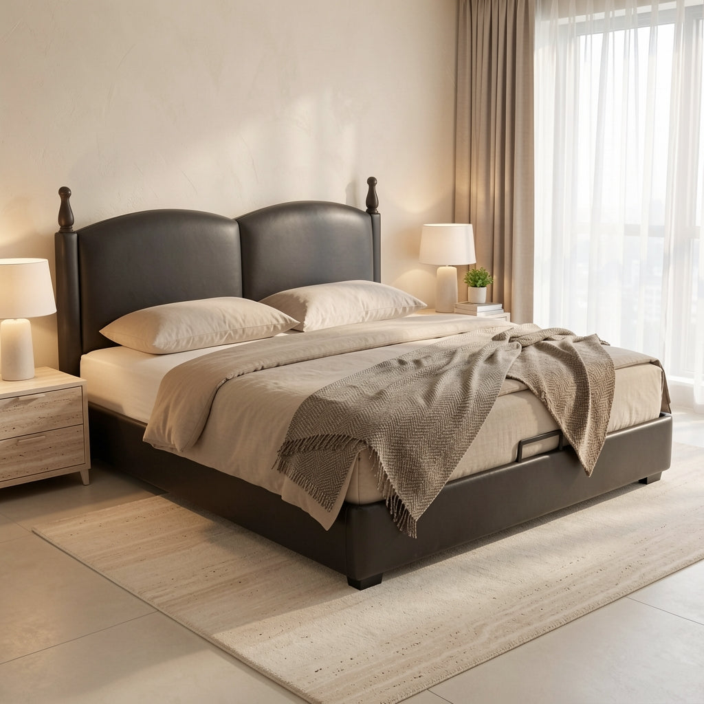 Simple Bed (DYLX104) in home staged