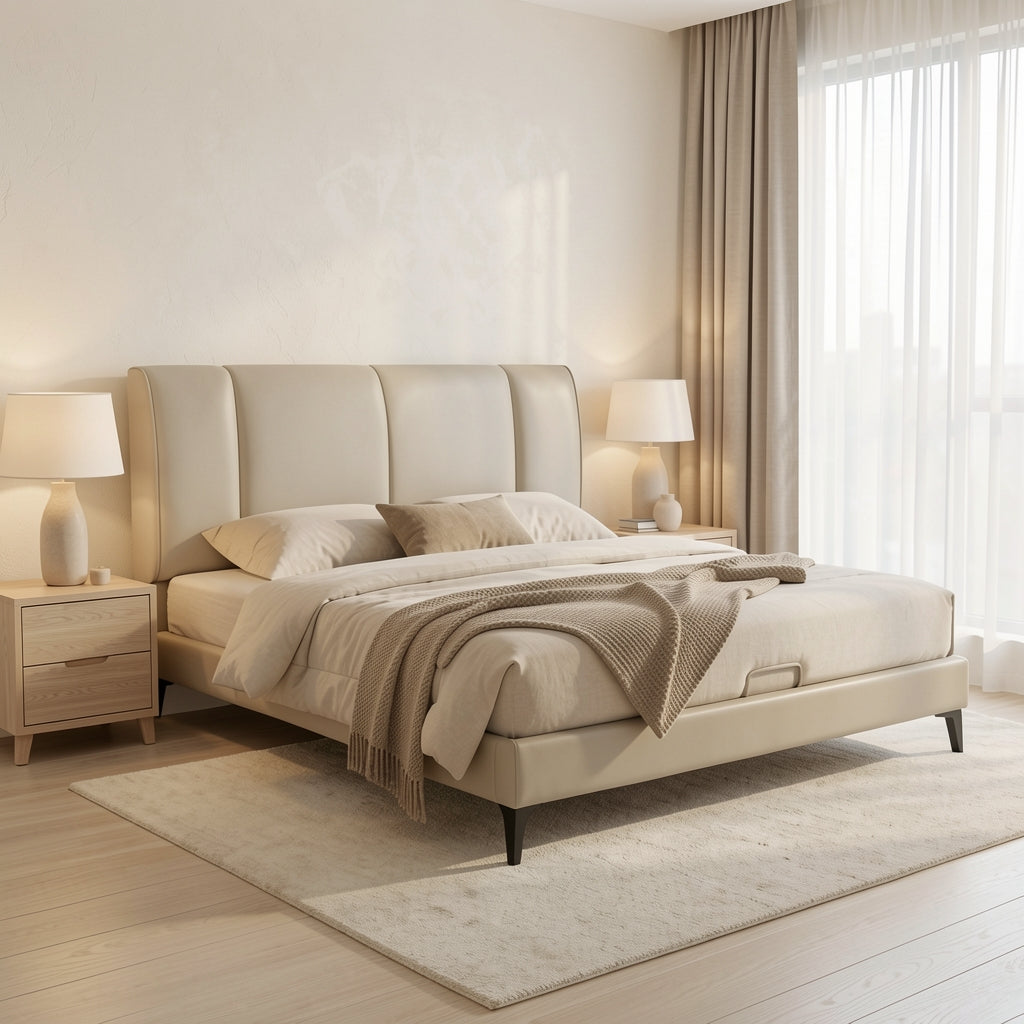 Light Bed (VDYMS207) in soft oak daylight