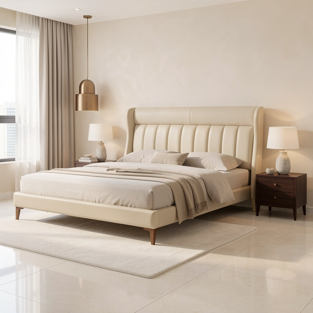 Light Bed (DYMS2010) in marble bronze