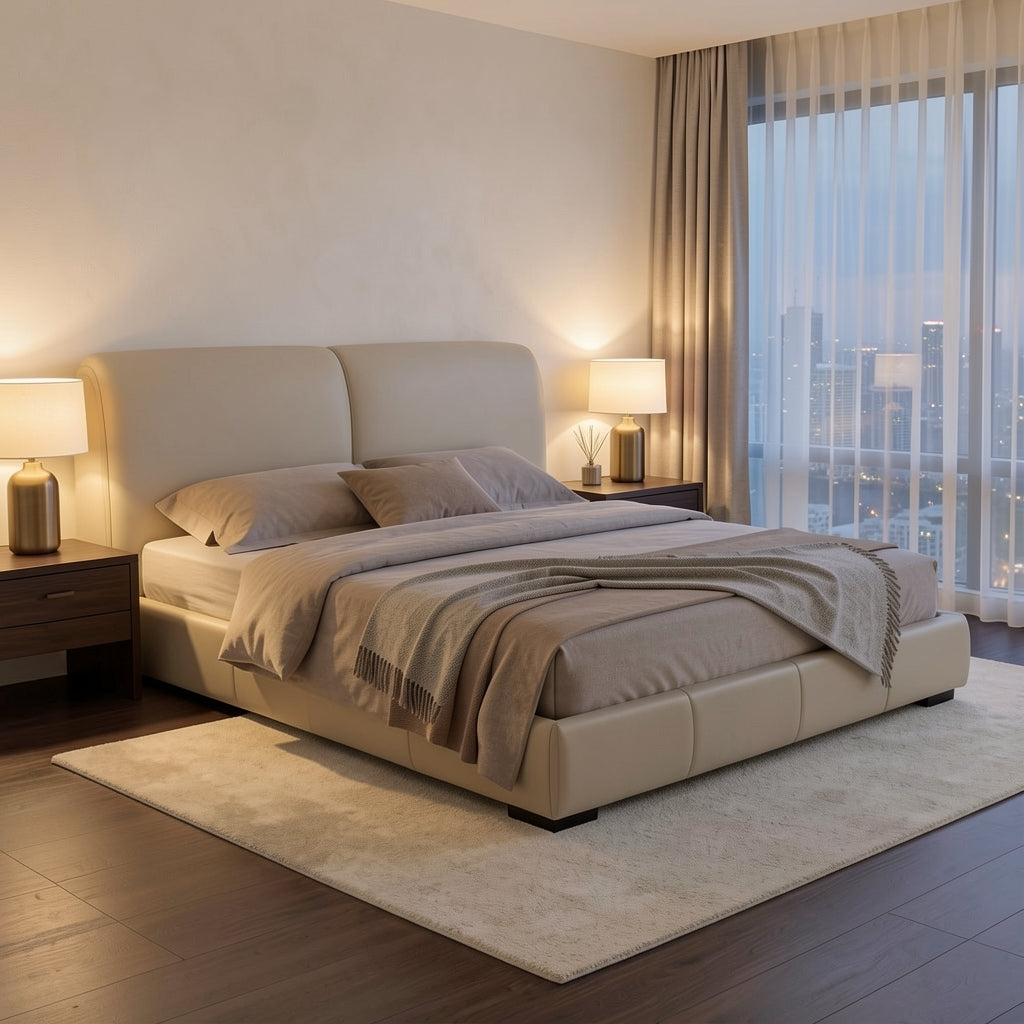 Simple Bed (DYJM1309) in urban dusk