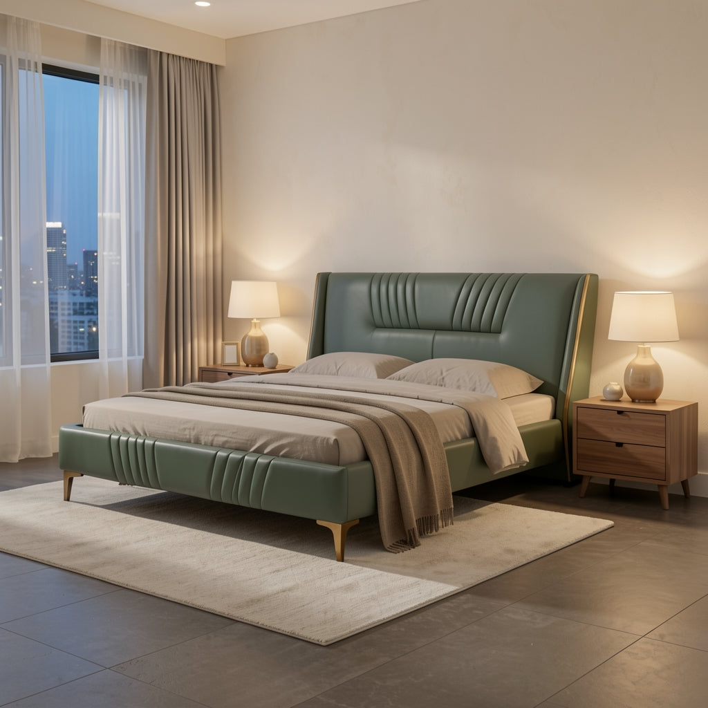 Tufted Bed (JUDS24) in urban dusk