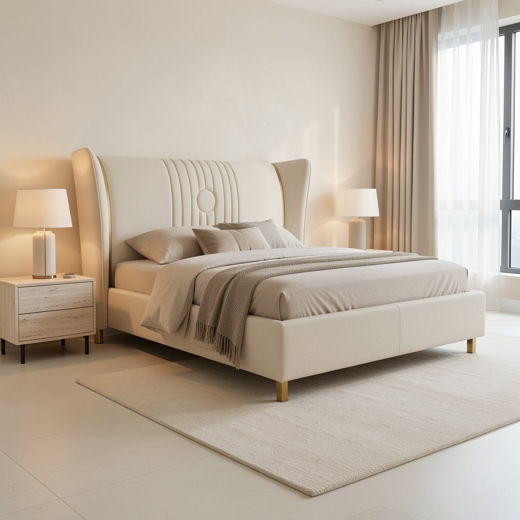 Modern Bed (DYGD611) in home staged