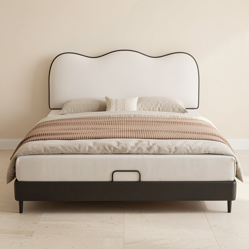 White Kids Bed (DYLX27升降款) in front
