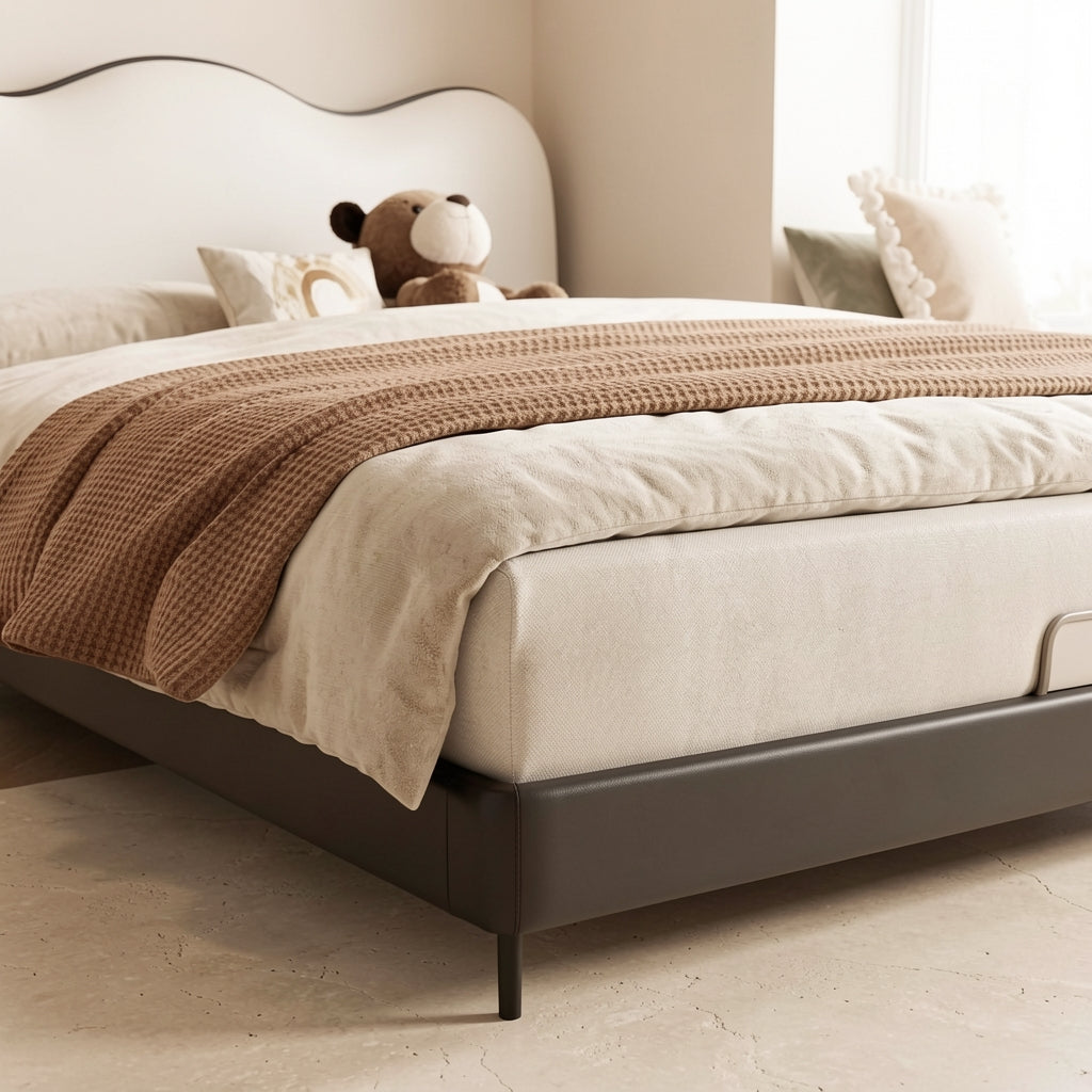 White Kids Bed (DYLX27升降款) in low