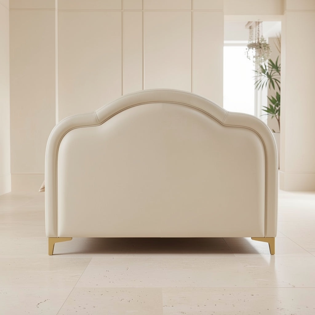 White Bedside Table (DYLXD131) in back