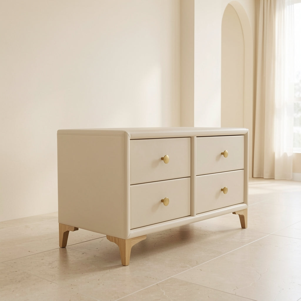 White Bedside Table (DYLXD131) in right