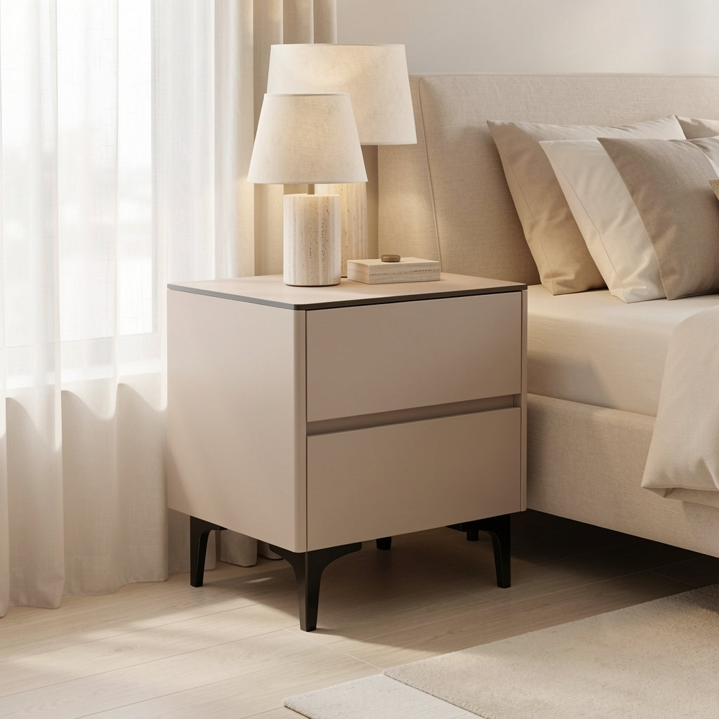 Modern Bedside Table (JJ18) in home staged