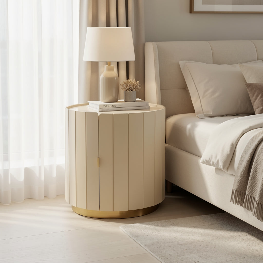 Compact Bedside Table (DYKJ20) in home staged