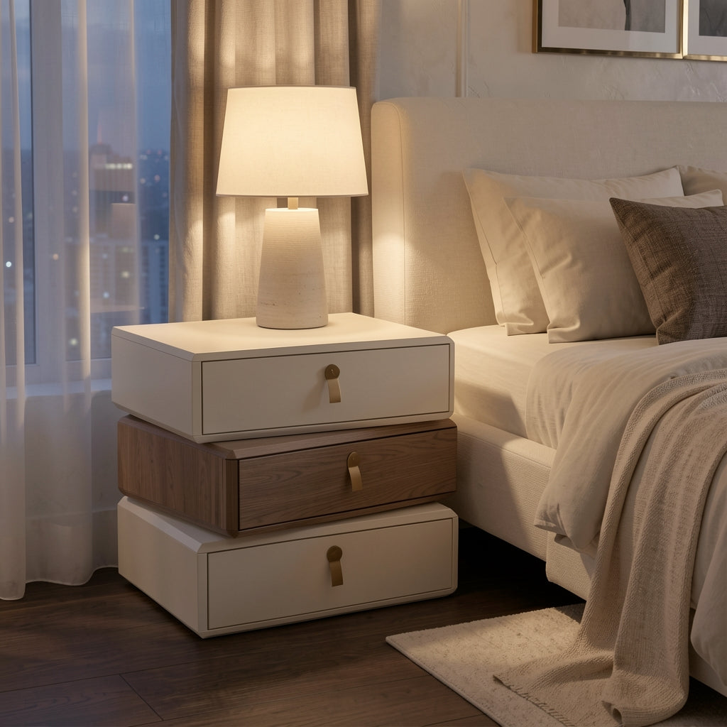 Refined Bedside Table (DY9699) in urban dusk