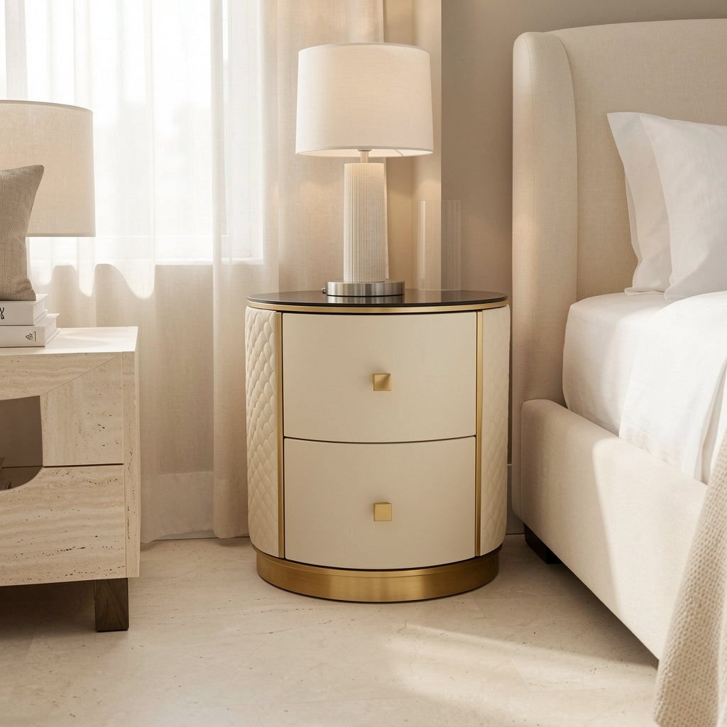 Modern Bedside Table (DYKM006) in home staged