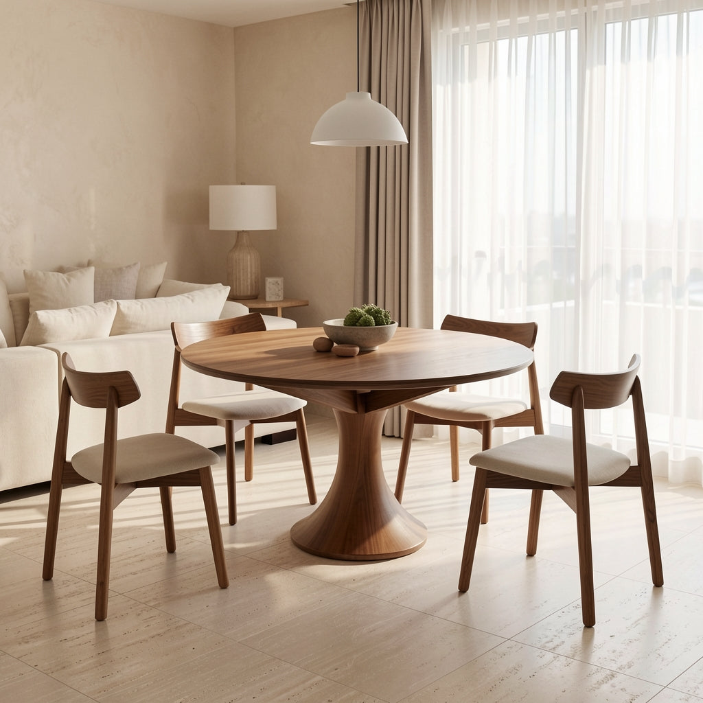 Round Dining Table (DY0Y019) in home staged