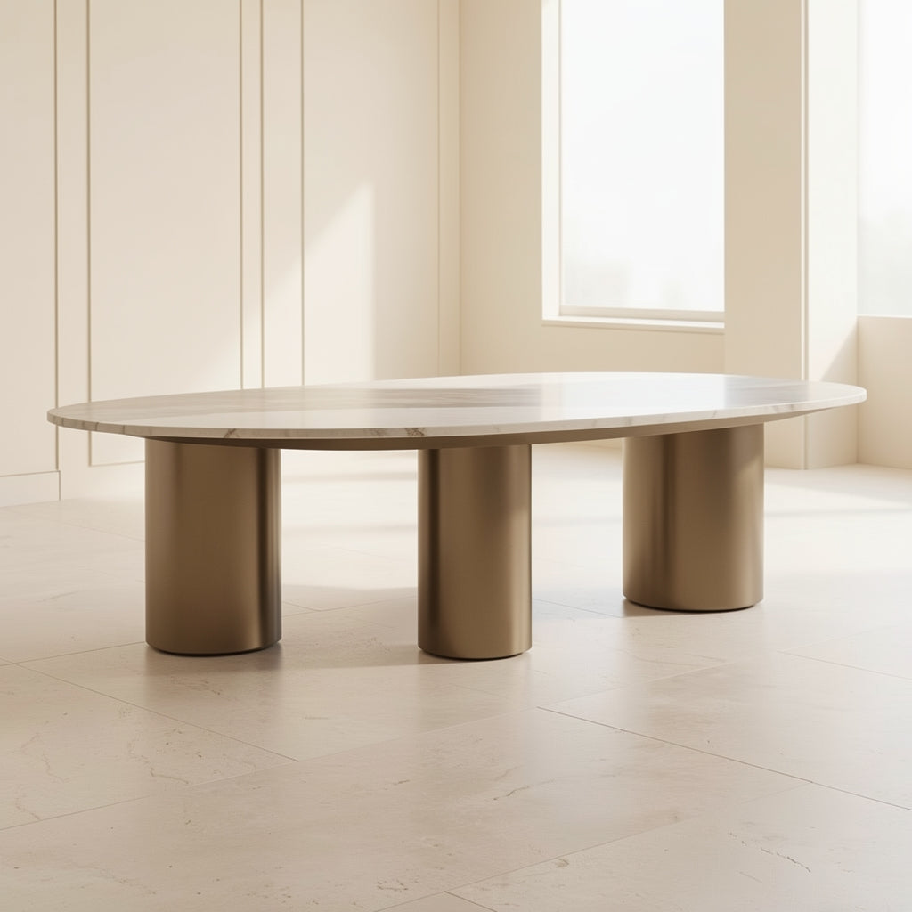 Oval Dining Table (DYJ1135) in left