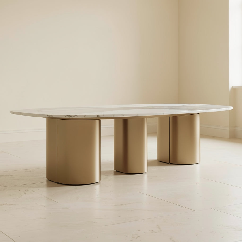 Oval Dining Table (DYJ1135) in right