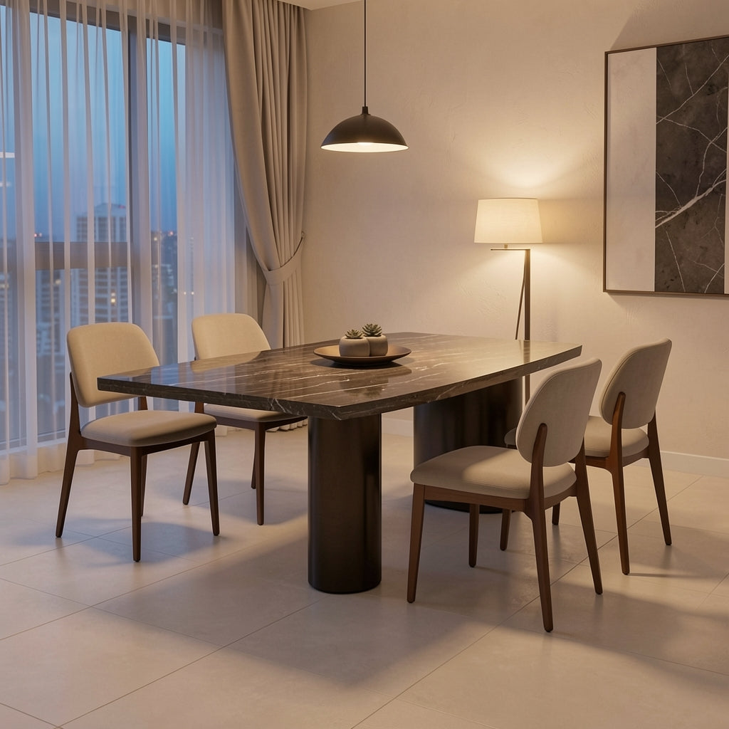 Oval Dining Table (DYJ1135) in urban dusk
