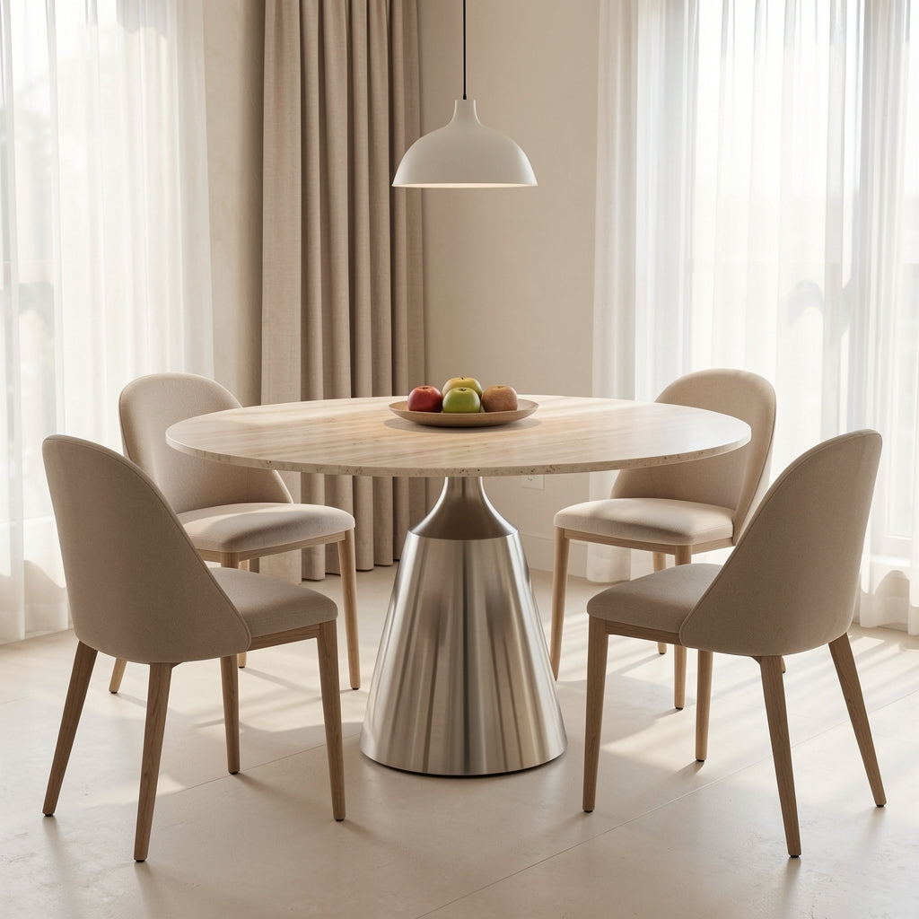 Round Dining Table (DYJ0131) in home staged