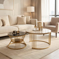 Round Coffee Table (小蛮腰) in home staged