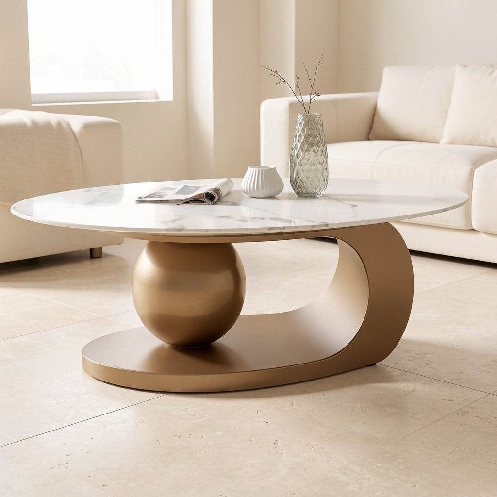Curved Coffee Table (DYJ0417) in low