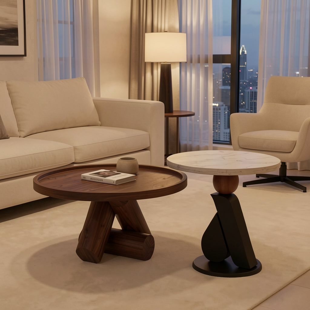 Small Coffee Table (DYM13) in urban dusk