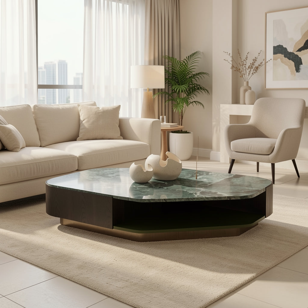 Green Coffee Table (DYJ2520) in home staged