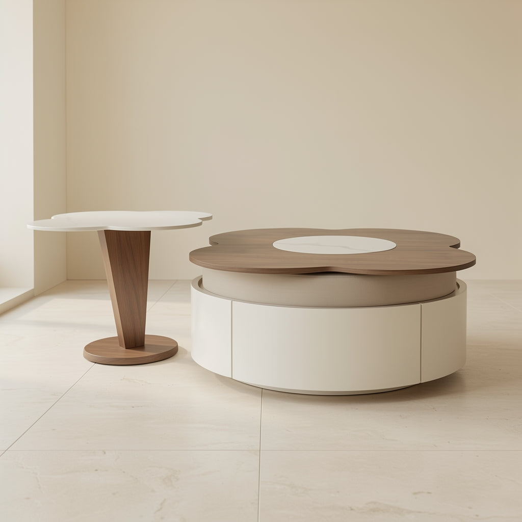 Flower-like Coffee Table (DYNB2917) in front