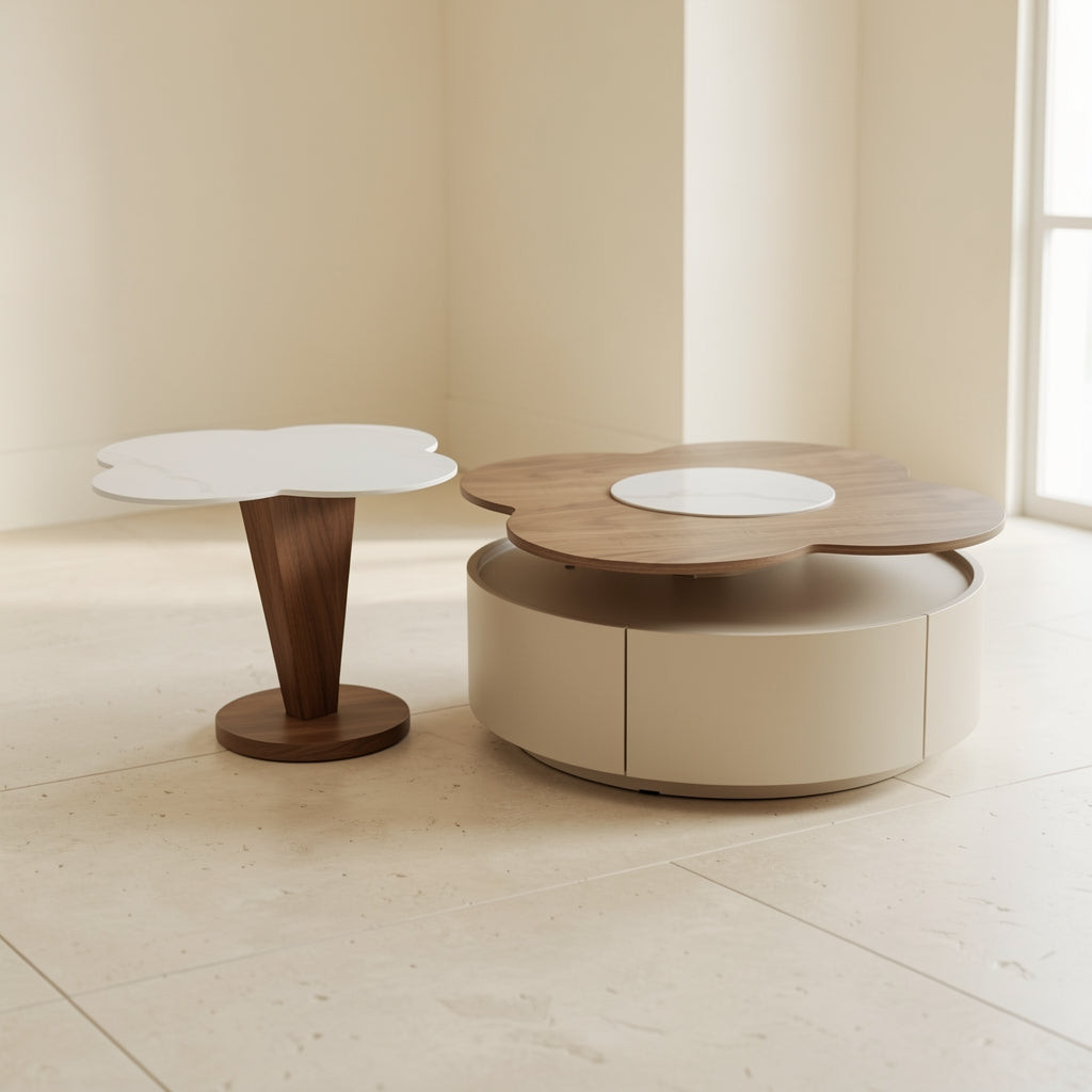 Flower-like Coffee Table (DYNB2917) in left