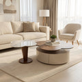 Flower-like Coffee Table (DYNB2917) in home staged
