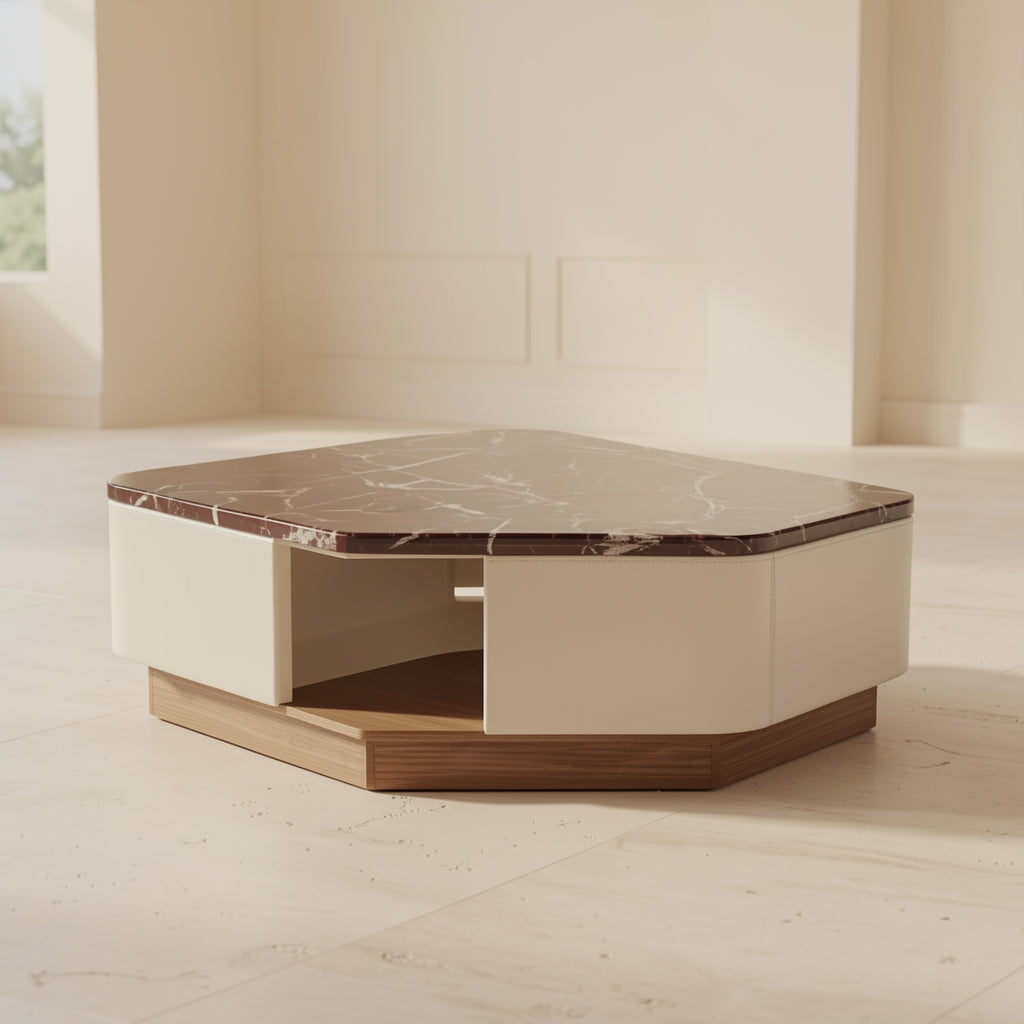 Red White Coffee Table (DYJS2536组) in left