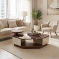 Red White Coffee Table (DYJS2536组) in home staged