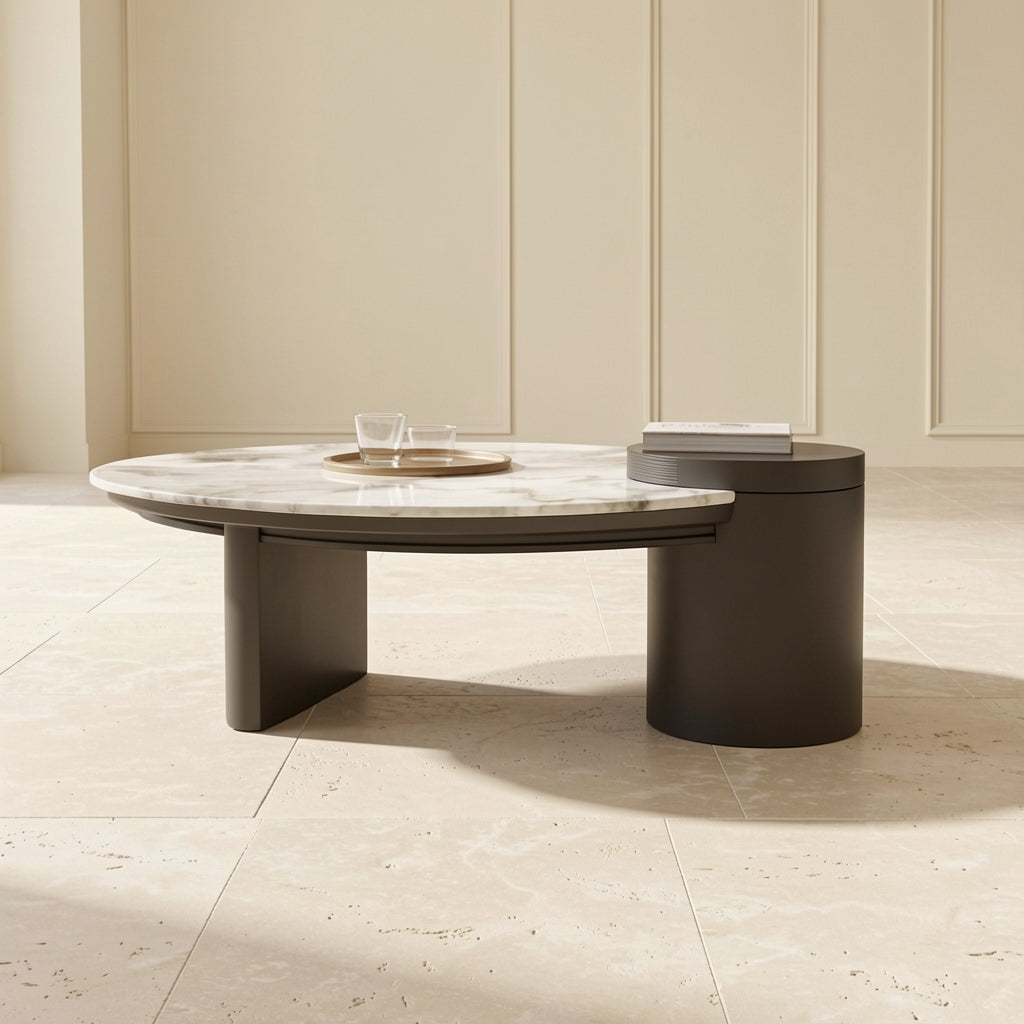 Oval Coffee Table (DYMD) in back