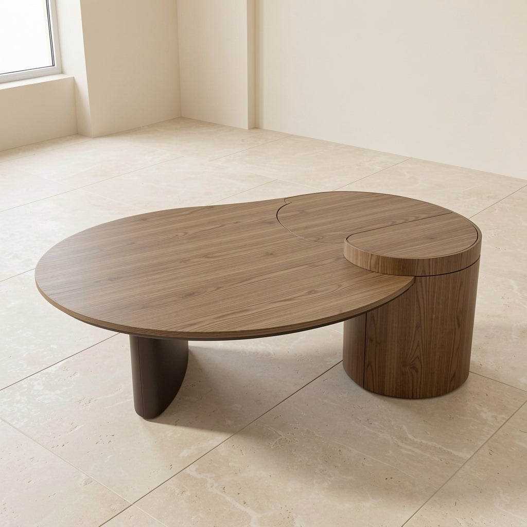 Oval Coffee Table (DYMD) in elevated