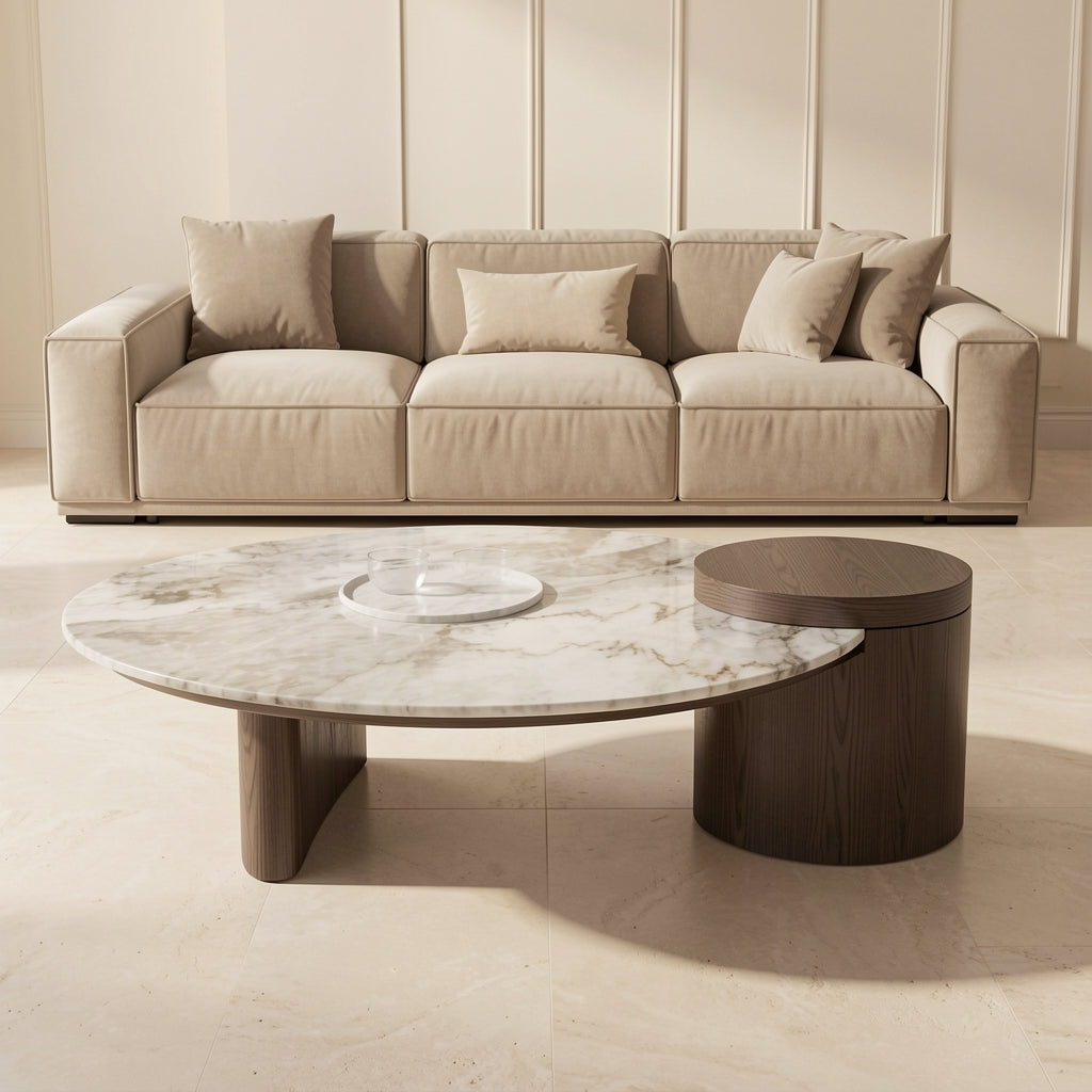 Oval Coffee Table (DYMD) in front