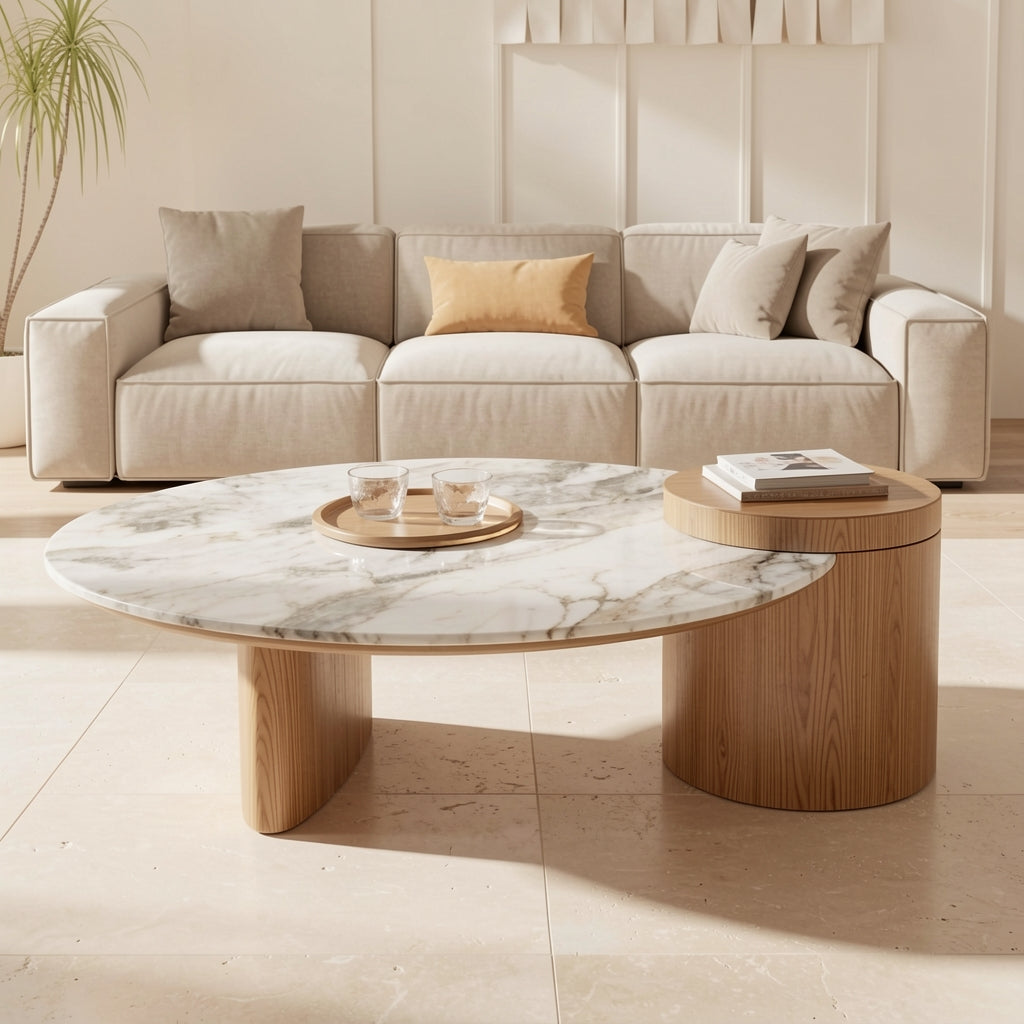 Oval Coffee Table (DYMD) in low