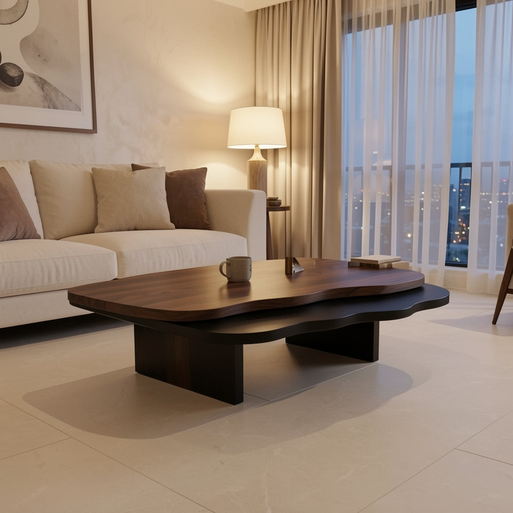 Rectangular Coffee Table (DYMD) in urban dusk