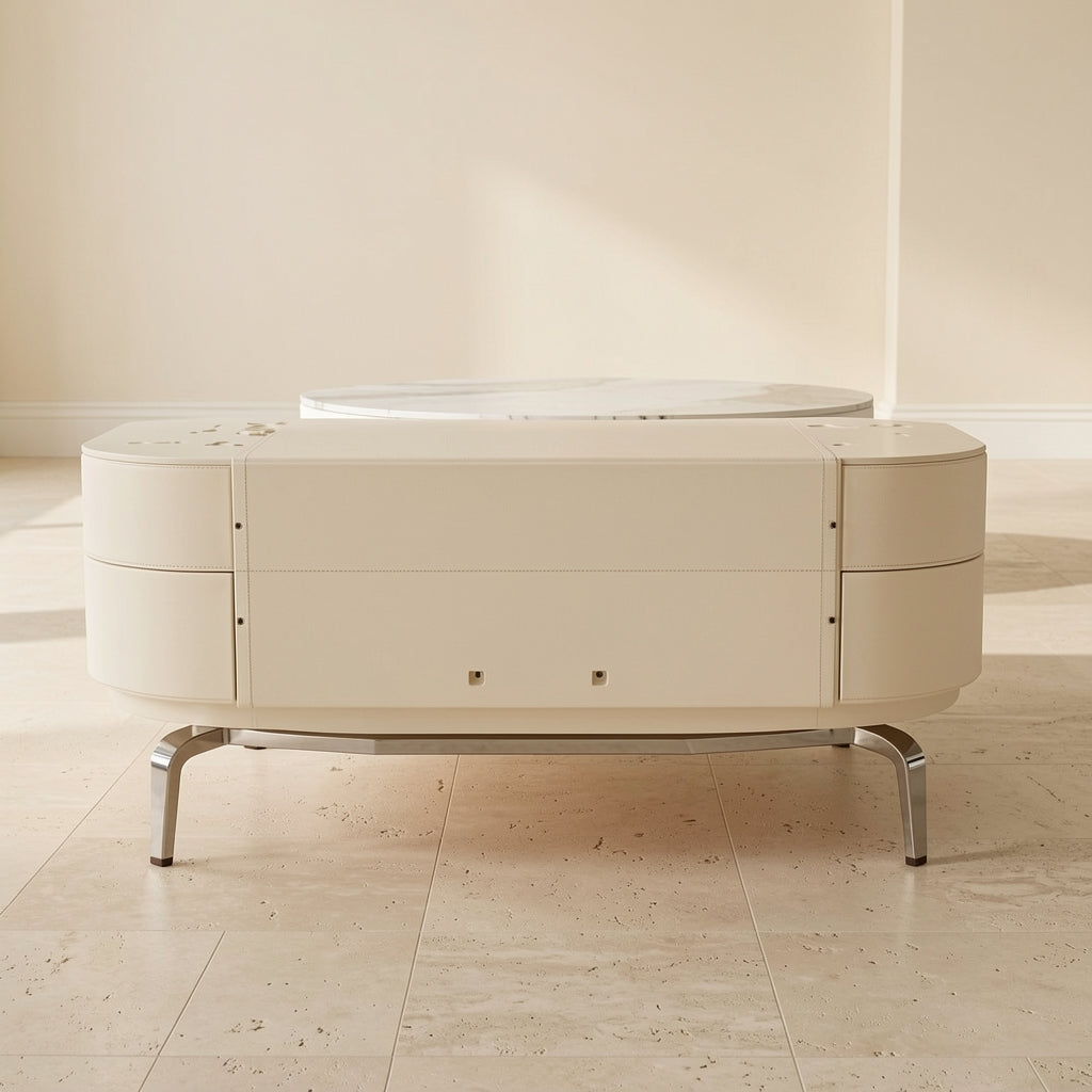 Luxury TV Console and Coffee Table (DYBY2679) in back