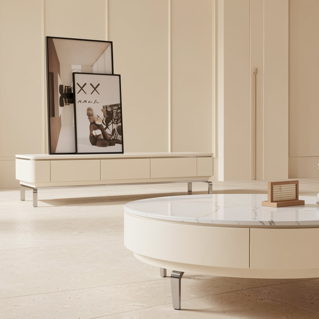 Luxury TV Console and Coffee Table (DYBY2679) in low