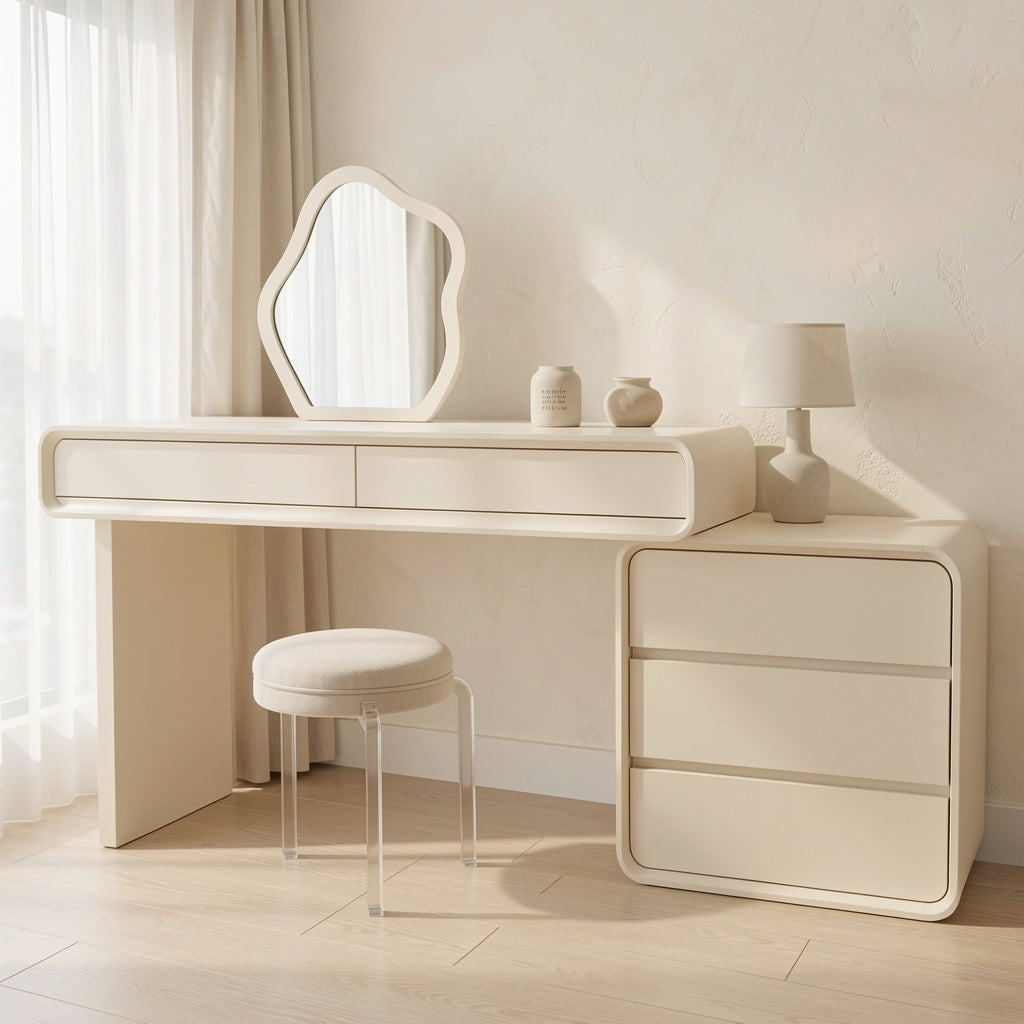 Modern Dressing Table (DY1665) in soft oak daylight