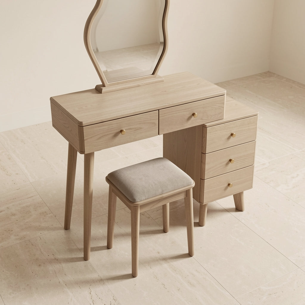 Rustic Dressing Table (DY216) in elevated