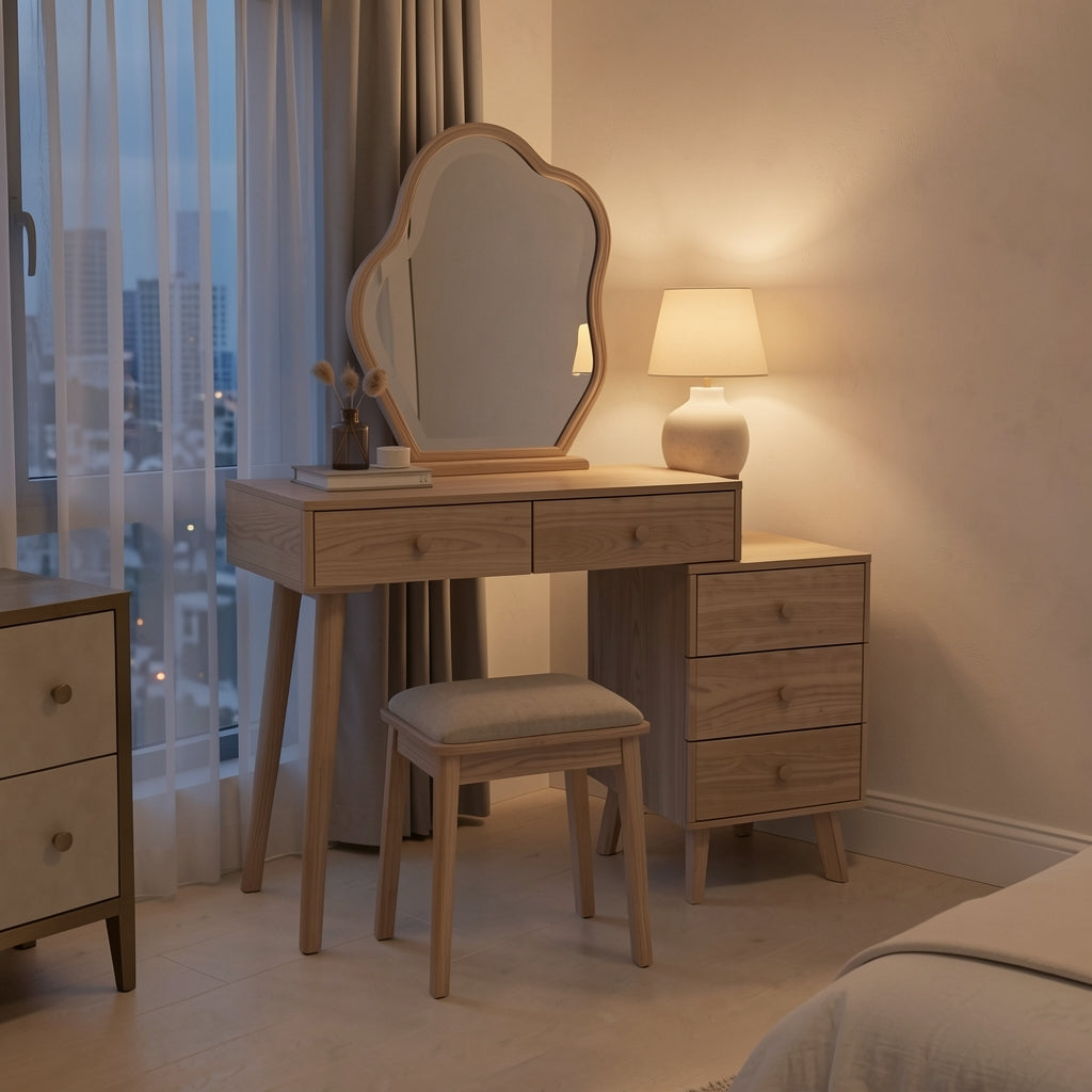 Rustic Dressing Table (DY216) in urban dusk