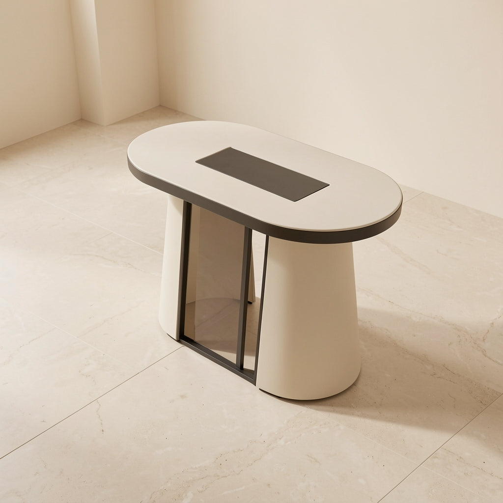 White Tea Table (DY105) in elevated