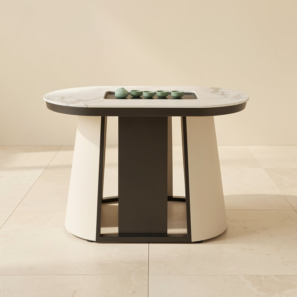 White Tea Table (DY105) in front
