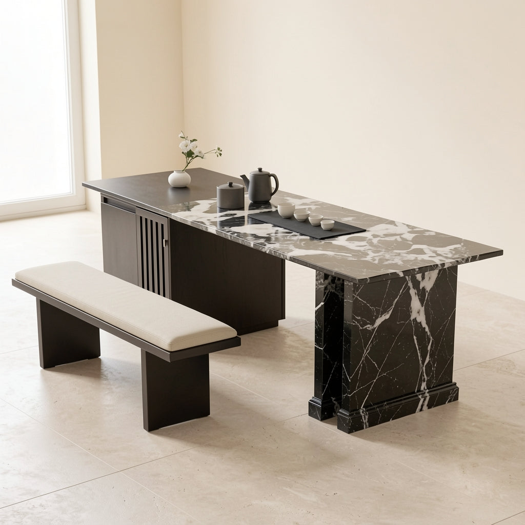 Black (DY518) Tea Table (DY518伸缩) in low