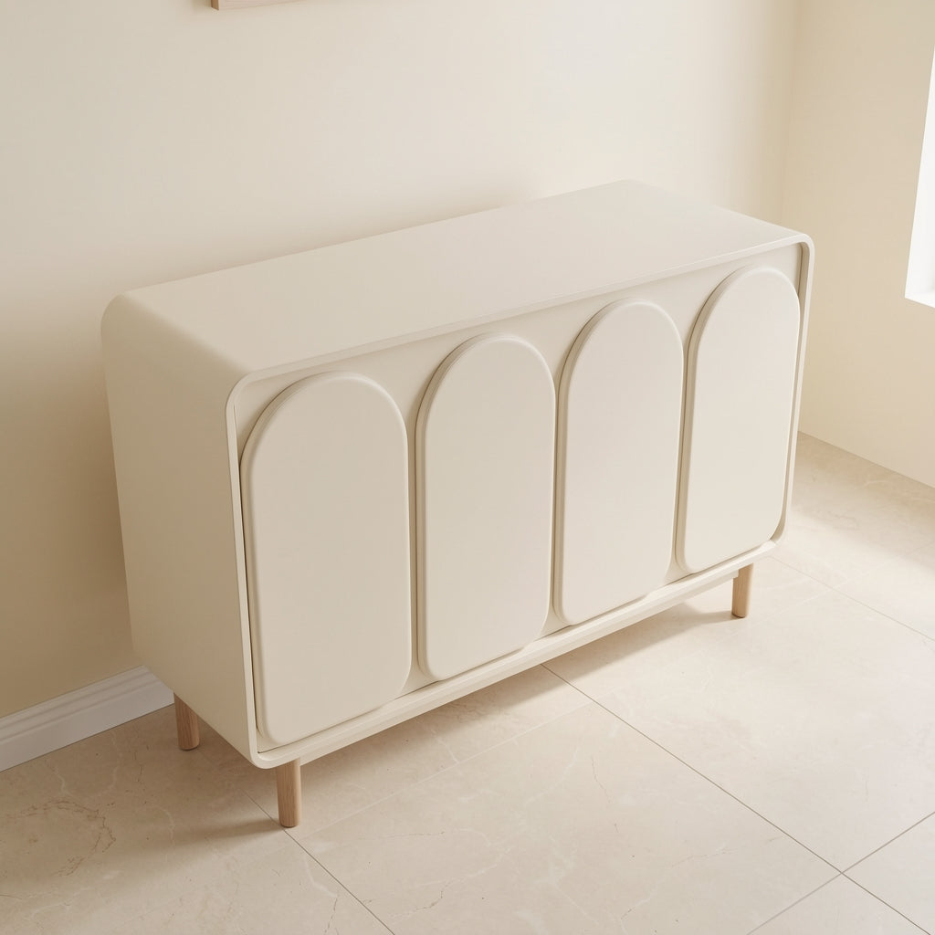 White Sideboard (DYM285) in elevated