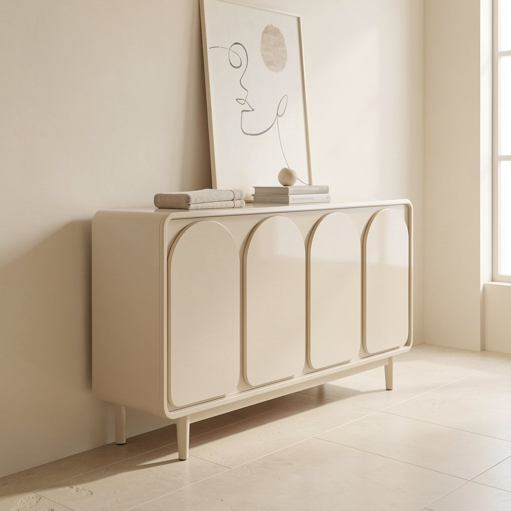 White Sideboard (DYM285) in left