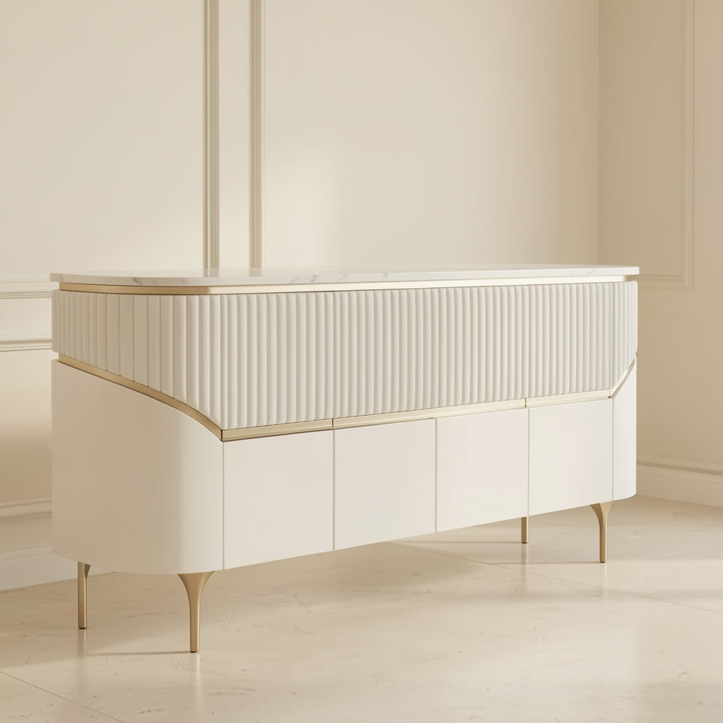 White Sideboard (DYM296) in left